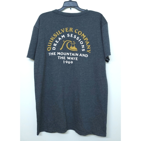 Quicksilver Men's Short Sleeve Mountain & Wave Dream Sessions Large - New - Picture 2 of 4